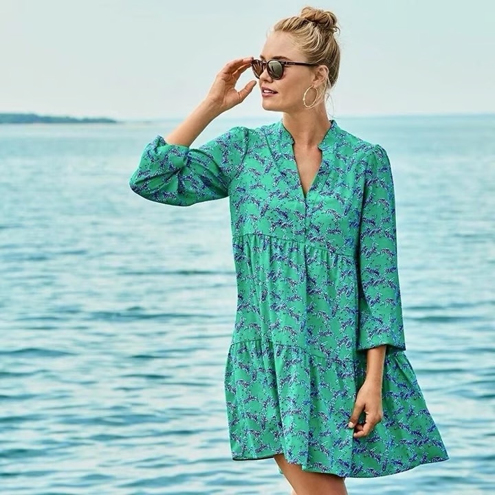 Lilly Pulitzer Winona Stretch Dress Heebee Zeebees Everglades Sz Women’s S
